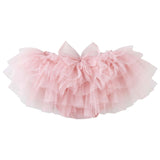 Bunny Floral Baby Tutu Bloomers | Soft Pale Pink