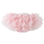 Bunny Floral Baby Tutu Bloomers | Soft Pale Pink