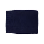 Plush Knit Blanket Navy