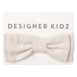 Toby Linen Bow Tie- Sand