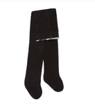 MARQUISE BLACK GIRLS KNITTED TIGHTS