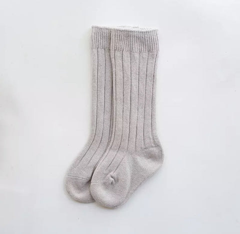 Knee-High Socks - Natural