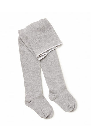 MARQUISE GREY GIRLS KNITTED TIGHTS