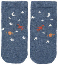 Organic Toshi Baby Ankle Sock- Space Race