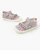 Liberty Mary Jane Frill Canvas - Betsy Ann Cerise